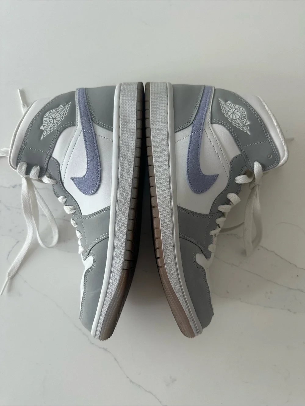 Nike Air Jordan Mid Wolf Grey Aluminum Women’s Size 8